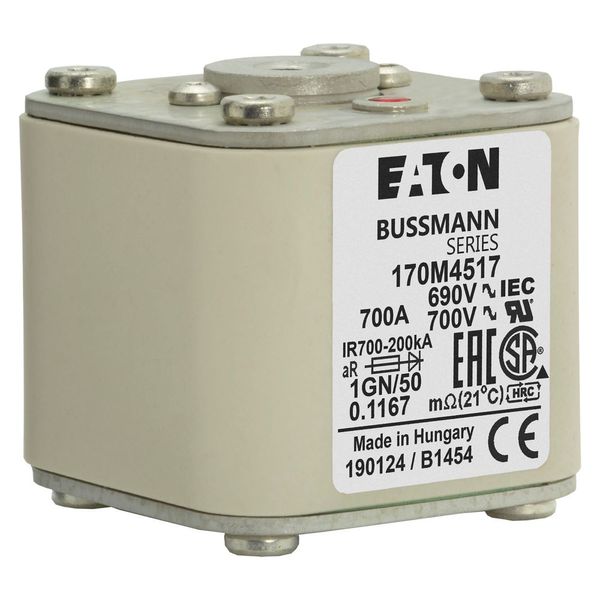 FUSE 700A 690V 1GN/50 AR UC image 9