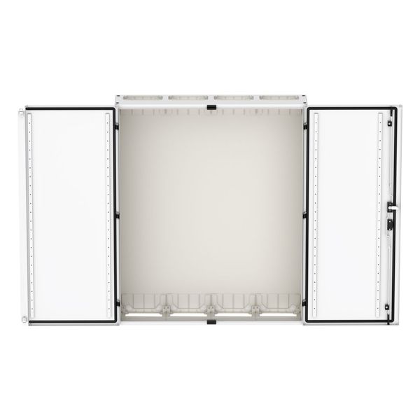 Wall-mounted enclosure EMC2 empty, IP55, protection class II, HxWxD=1250x1050x270mm, white (RAL 9016) image 14