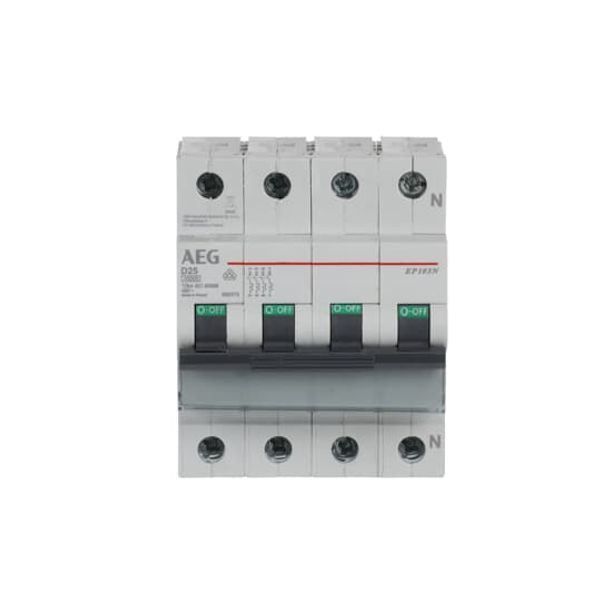 EP103N D25 Miniature Circuit Breaker - 3+NP - D - 25 A image 7