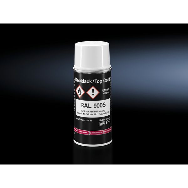 SZ Spray can, 150 ml, RAL 9005 image 1