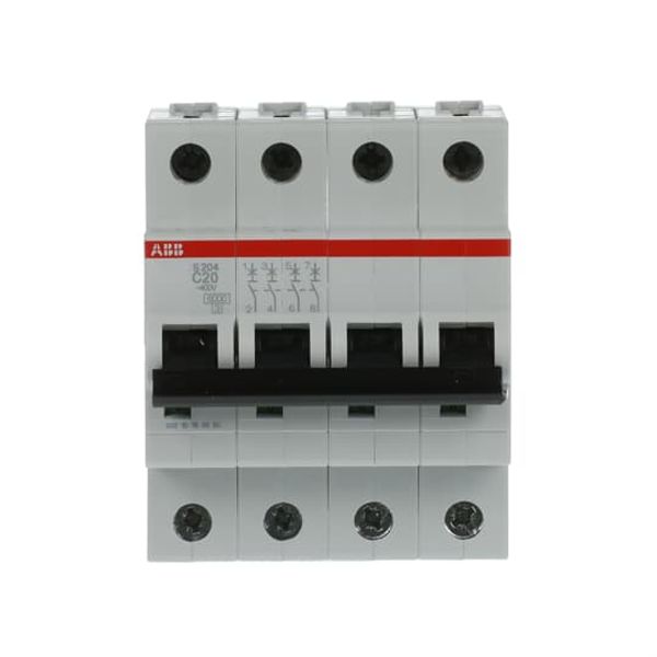 S204-C20 Miniature Circuit Breaker - 4P - C - 20 A image 8