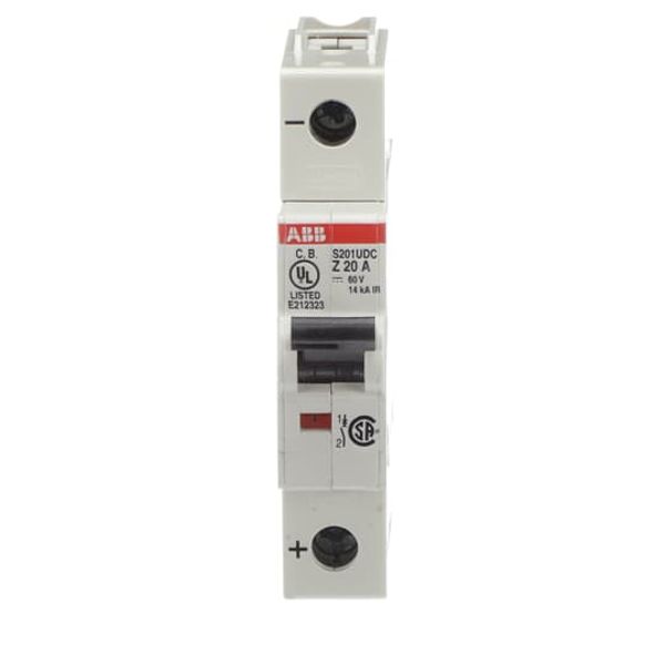 S201UDC-Z20 Miniature Circuit Breaker - 1P - Z - 20 A image 4