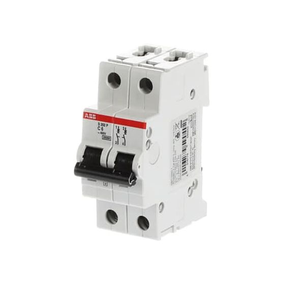 S202P-C6 Miniature Circuit Breaker - 2P - C - 6 A image 3