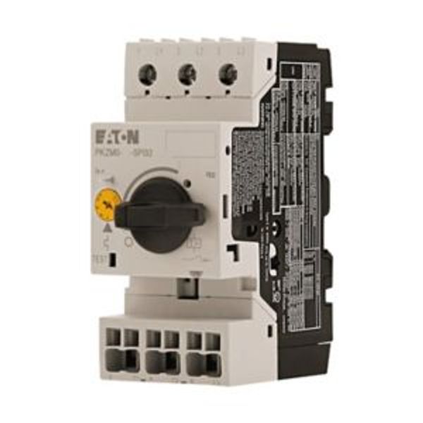 Motor-protective circuit-breaker, 0.25 kW, 0.63 - 1 A, Feed-side screw terminals/output-side push-in terminals, MSC image 10