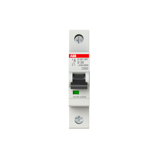 S201MT-D20 Miniature Circuit Breakers MCBs - 1P - D - 20 A image 4