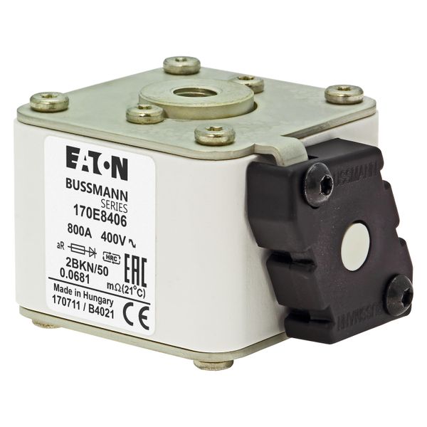 Fuse-link, high speed, 800 A, AC 400 V, size 2, aR, IEC, with indicator image 9