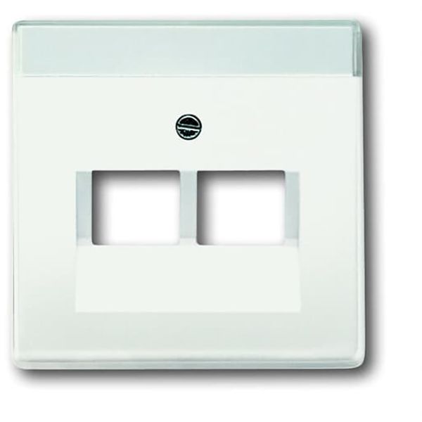 1803-02-884 CoverPlates (partly incl. Insert) future®, Busch-axcent®, carat® studio white matt image 1