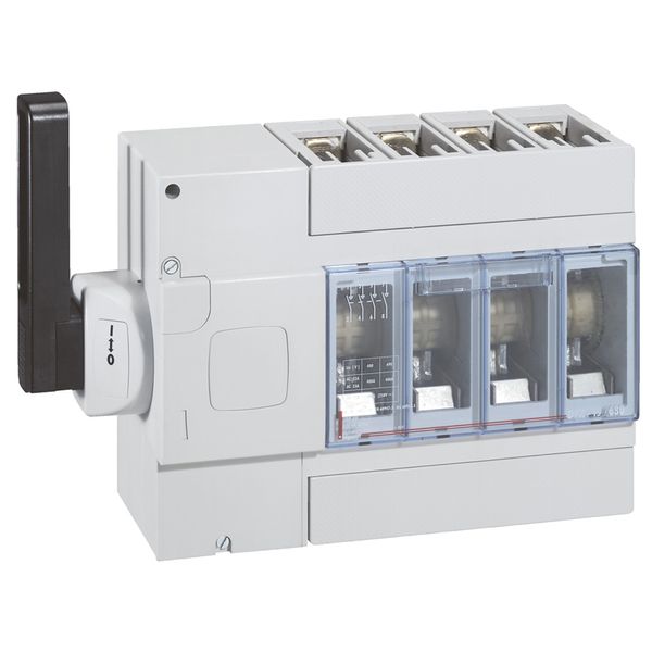 Isolating switch - DPX-IS 630 w/o release - 4P - 400 A - left-hand side handle image 2