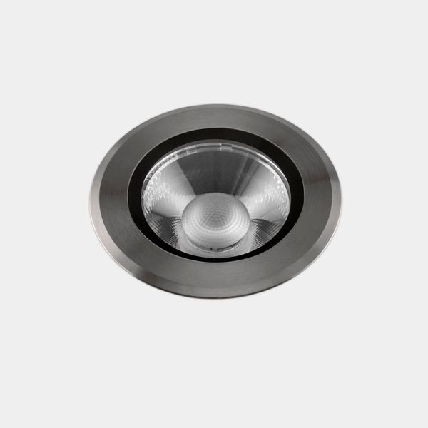 Recessed uplighting IP66-IP67 Max Big Round Trim LED 17.3W LED warm-white 3000K Gun Metal PVD 2047lm image 1