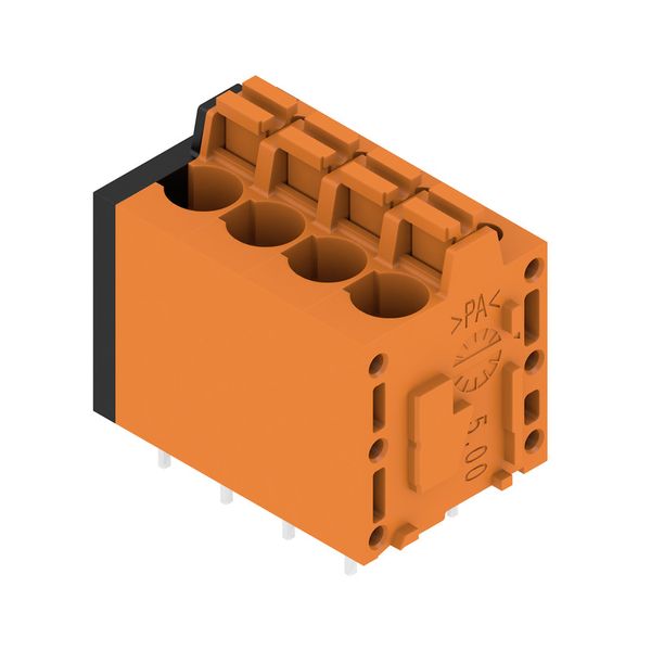 PCB terminal, 5.00 mm, Number of poles: 4, Conductor outlet direction: image 3