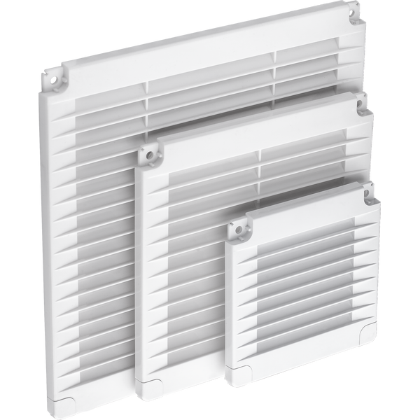 grille with plugs 100x100 white image 1