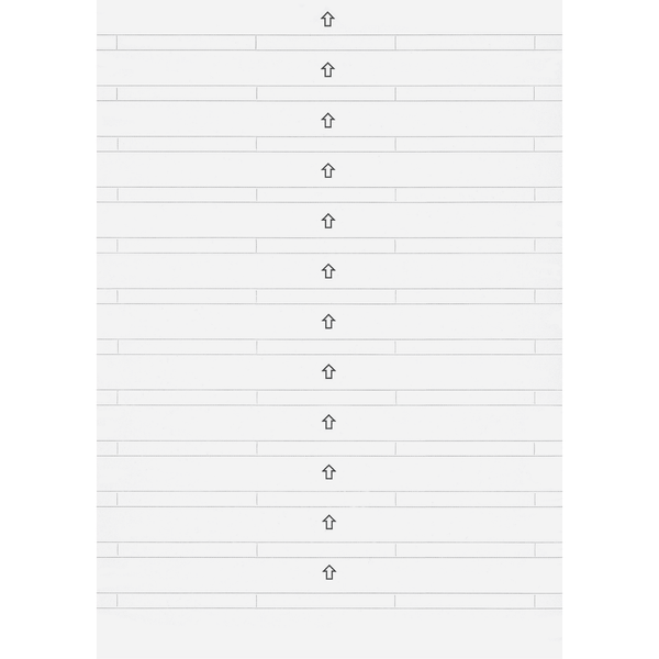 Labelling strips for switches, sock.-out.s, polar white, Artec/Trancent/Antique image 3