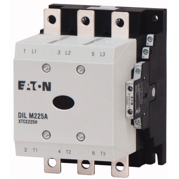 Contactor, 380 V 400 V 110 kW, 2 N/O, 2 NC, RDC 240: 200 - 240 V DC, DC operation, Screw connection image 1