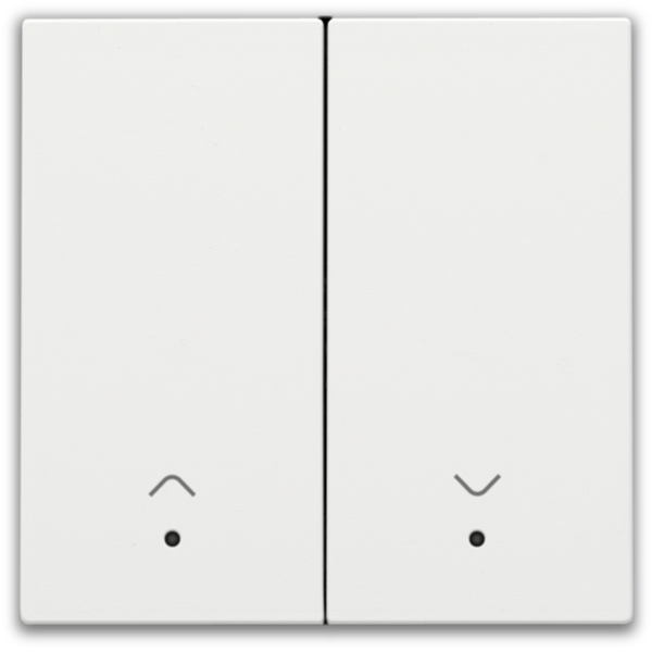 Finishing set with lens for double electronic roll-down shutter switch image 2