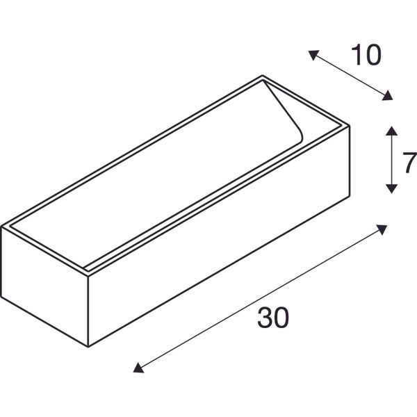 LOGS IN LED 1500lm 2000-3000K 230V aluminium image 1