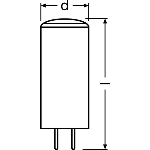 LED PIN 12 V 35 320° 3.3 W/2700K GY6.35 image 3