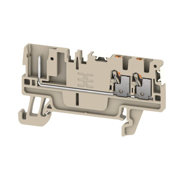 Feed-through terminal block, PUSH IN, 1.5 mm², 500 V, 17.5 A, Number o image 1