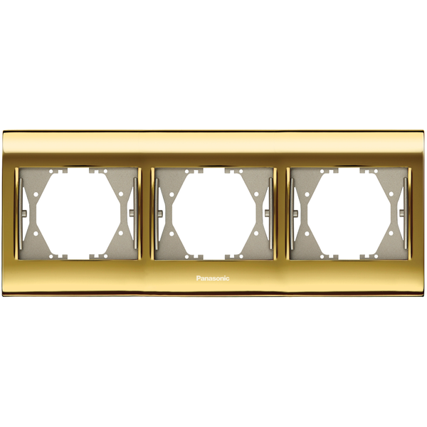 Thea Blu Accessory Gold + Dore Three Gang Frame image 1