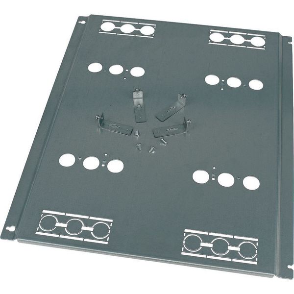 Mounting plate, +mounting kit, for NZM2, vertical, 4p, HxW=600x600mm image 4