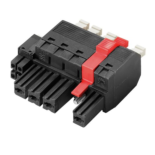 Hybrid connector (wire connection), 7.62 mm, Number of poles: 4, PUSH  image 1