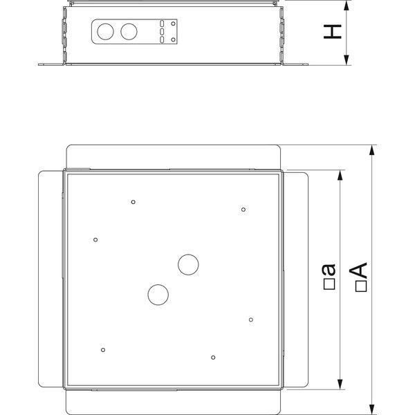 SK RK4 Shuttering unit for cassettes for polished screeds 253x253x55 image 2