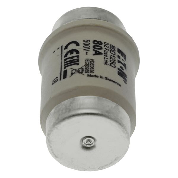 Fuse-link, low voltage, 80 A, AC 500 V, D4, gR, DIN, IEC, fast-acting image 23