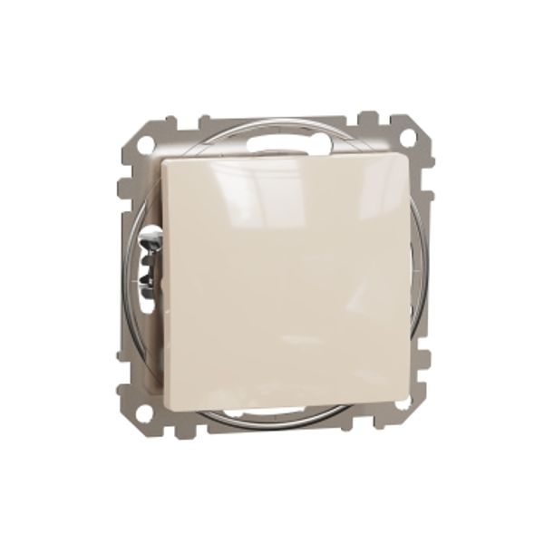 Sedna Design & Elements, 2-way Push-Button 10A, beige image 3
