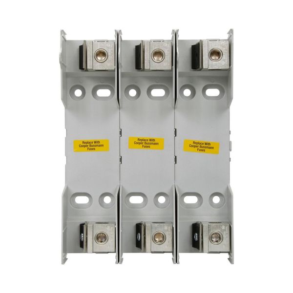 Eaton Bussmann Series RM modular fuse block, 600V, 110-200A, Knife Blade End X Knife Blade End, Three-pole image 1