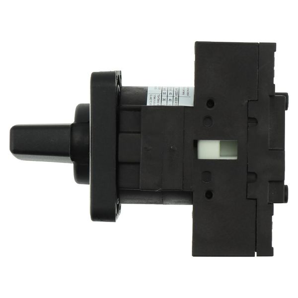 On-Off switch, P1, 40 A, flush mounting, 3 pole + N, with black thumb grip and front plate image 23