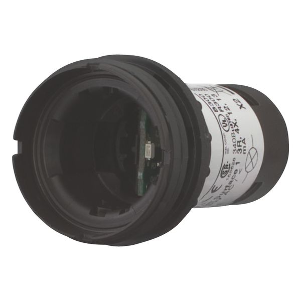 Indicator light, Flat, Screw connection, Lens Without lens, LED white, 230 V AC image 4