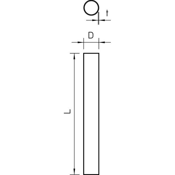 KH40 LGR Plastic armoured pipe halogen-free ¨40, 3000mm image 2