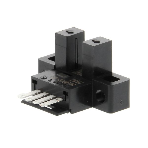 Photo micro sensor, slot type, L-shaped, L-ON/D-ON selectable, NPN, co image 3