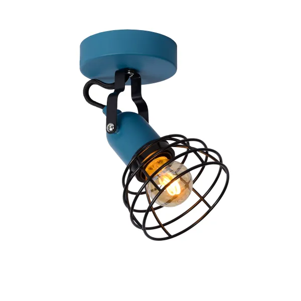 Lucide POLA - Ceiling spotlight Children - 1xE27 - Blue image 1