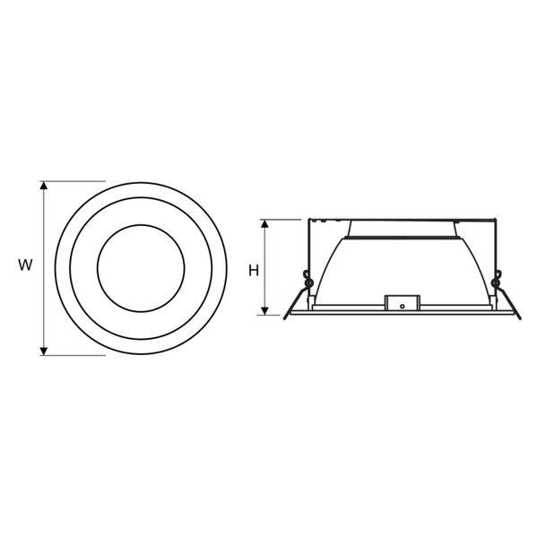 SEGON LED 26W DALI 2700lm/830 MAT IP44 70ø white GEN.2 image 3