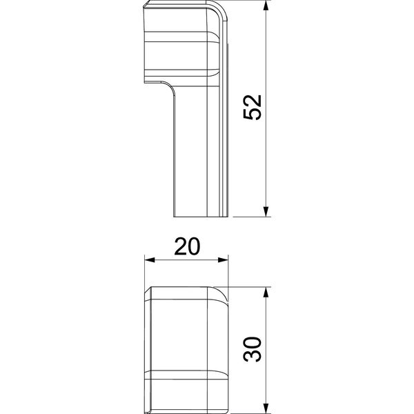 SLT ESli2050 cws End piece left SL-T 20x50 9001 image 2