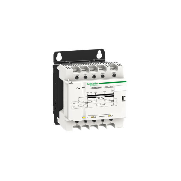 voltage transformer - 230..400 V - 2 x 24 V - 63 VA image 5