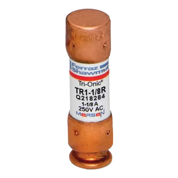 Fuse TR-R - Class RK5 - Time-Delay 250VAC 250VDC 1.125A Ferrule image 1