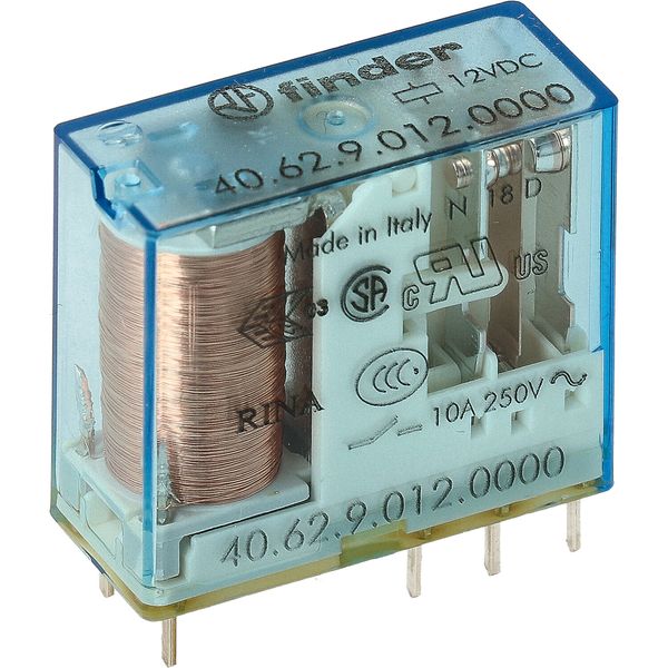 PCB/Plug-in Rel. 5mm.pinning 2CO 10A/12VDC/Agni (40.62.9.012.0000) image 3