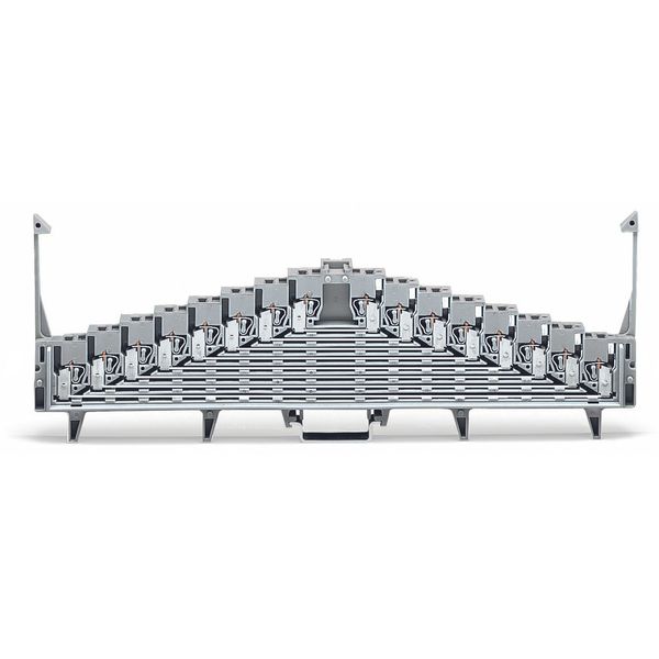 8-level terminal block for matrix patching without locking clips one p image 1