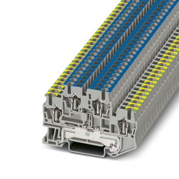 STTB 2,5-PE/N - Protective conductor double-level terminal block image 3