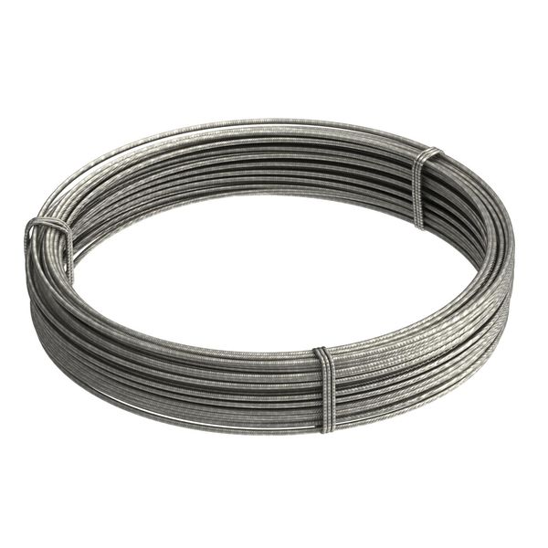 957 4 A4  Steel tension rope, with hemp core, 4, Stainless steel, corrosion-resistant material 1.4401, V4A, 1.4401, without surface. modifications, additionally treated image 1