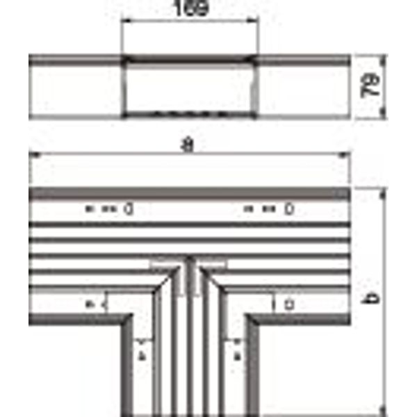 WDK T80170RW T piece  400x170x80 image 2