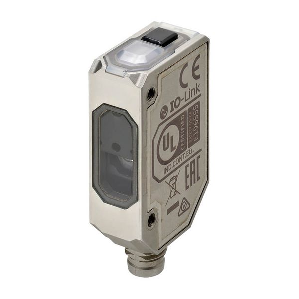 Photoelectric sensor, rectangular housing, stainless steel, infrared l image 1