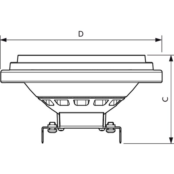 MAS LEDExpertColor 20-100W 940 AR111 45D image 2