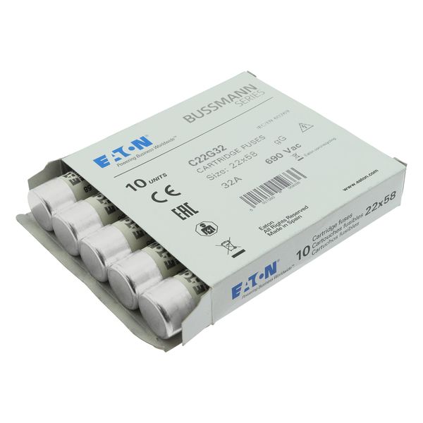 Fuse-link, LV, 32 A, AC 690 V, 22 x 58 mm, gL/gG, IEC image 15