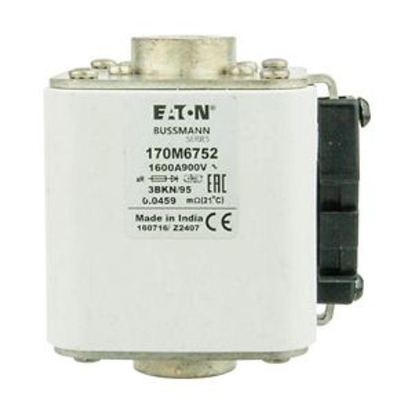 Fuse-link, high speed, 550 A, AC 690 V, size 3, 76 x 92 x 139 mm, aR, IEC, UL, single indicator image 6