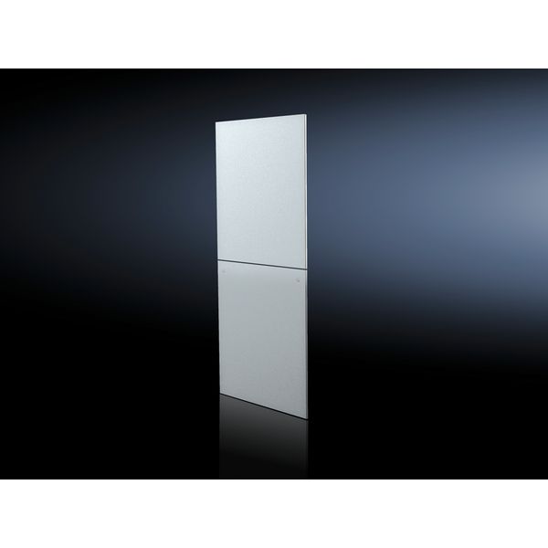 Side panel, horizontally divided, 2000x1000 mm, RAL 7035 image 4