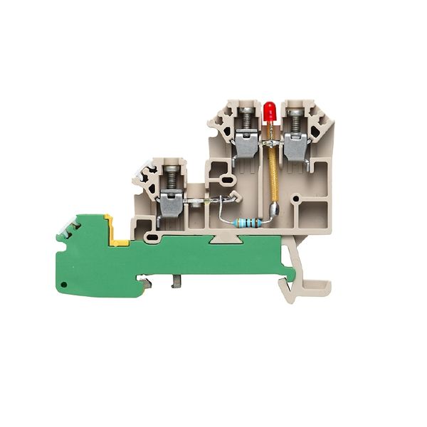 Initiator/actuator terminal, Screw connection, 2.5 mm², 30 V, 17.5 A,  image 1