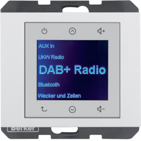 Radio Touch  UP DAB+, Bluetooth K.x polar white glossy image 1