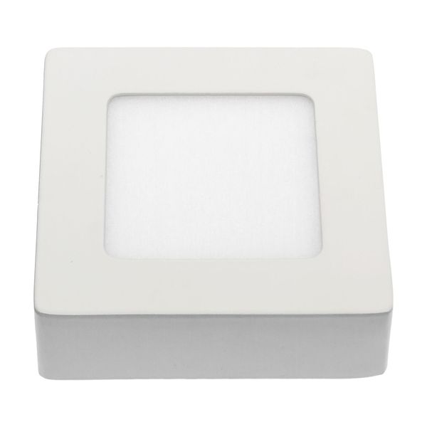 ALGINE  ECO LED SQUARE  230V 6W IP20  CW CEILING PANEL white frame SURFACE image 8